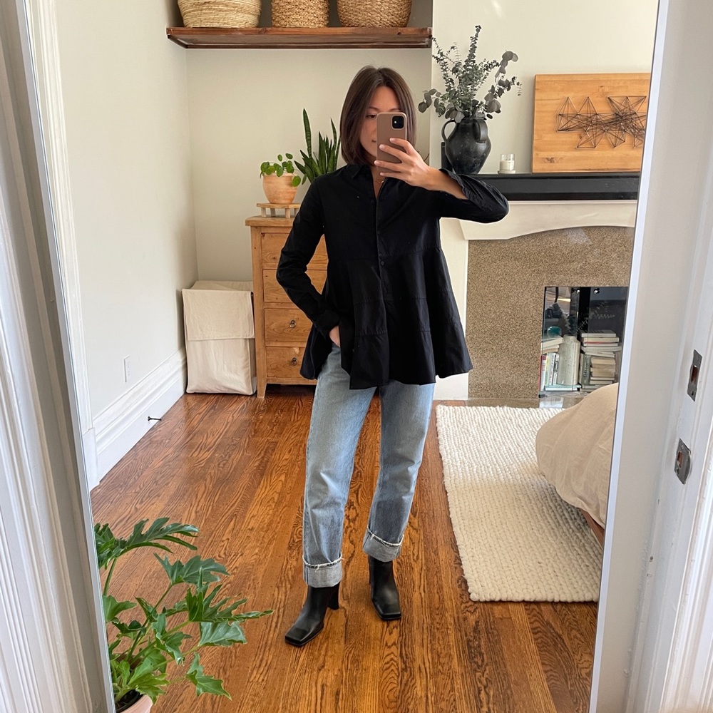 CO Black Button-up - Picture 5 of 6